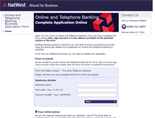 Tablet Screenshot of onlinebankingapp.natwest.com
